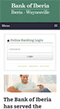 Mobile Screenshot of bankofiberia.com